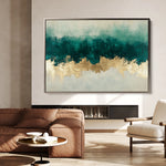 Abstract 664 Canvas Art 18" x 24" / 45 x 60 cm / Black
