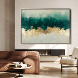 Abstract 664 Canvas Art 18" x 24" / 45 x 60 cm / Black