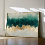 Abstract 664 Canvas Art 18" x 24" / 45 x 60 cm / Black