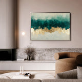 Abstract 664 Canvas Art 18" x 24" / 45 x 60 cm / Black