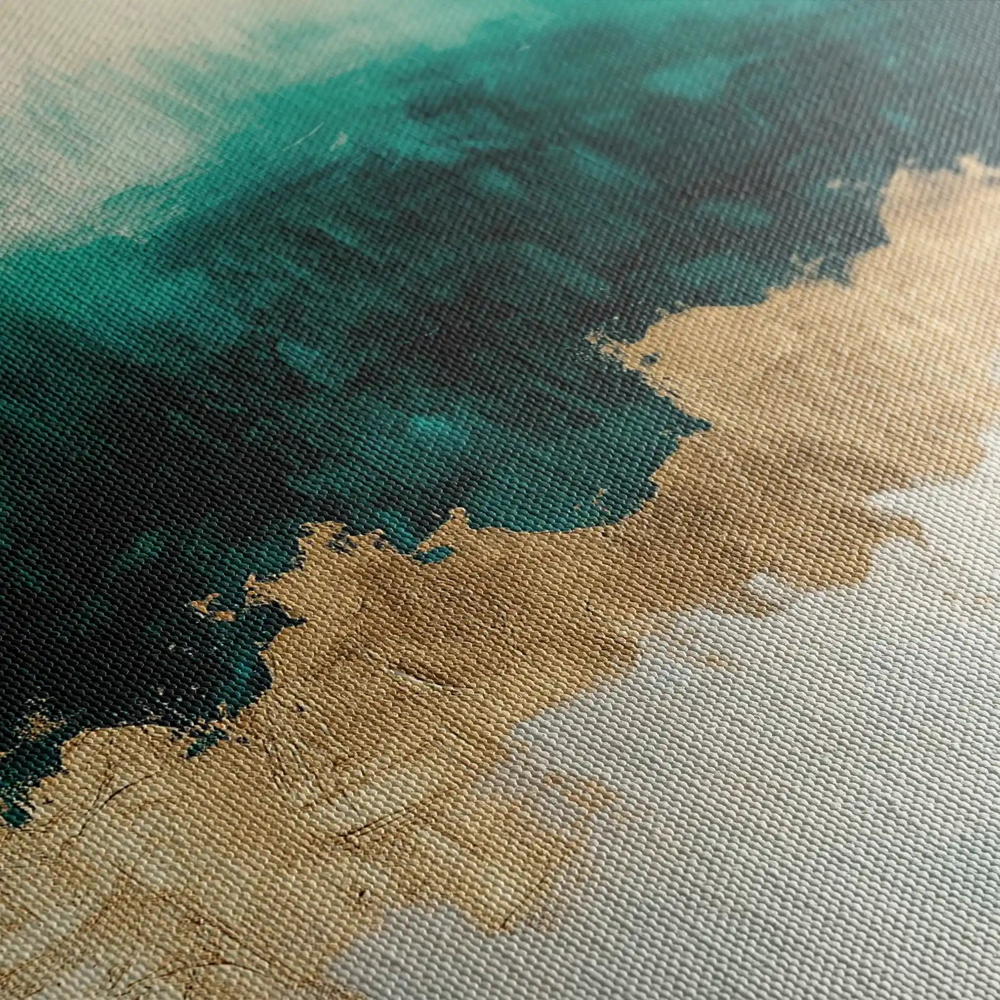 Abstract 664 Canvas Art 60 x 40 cm / Black