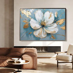Floral 664 Canvas Art 18" x 24" / 45 x 60 cm / Black
