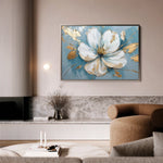 Floral 664 Canvas Art 18" x 24" / 45 x 60 cm / Black