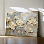 Floral 666 Canvas Art 18" x 24" / 45 x 60 cm / Black