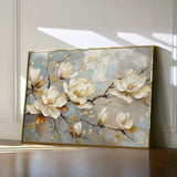 Floral 666 Canvas Art 18" x 24" / 45 x 60 cm / Black