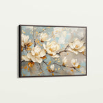 Floral 666 Canvas Art 18" x 24" / 45 x 60 cm / Black