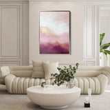 Abstract 667 Canvas Art 18" x 24" / 45 x 60 cm / Black