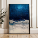 Abstract 668 Canvas Art 18" x 24" / 45 x 60 cm / Black