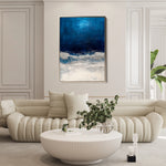 Abstract 668 Canvas Art 18" x 24" / 45 x 60 cm / Black