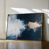 Abstract 669 Canvas Art 18" x 24" / 45 x 60 cm / Black
