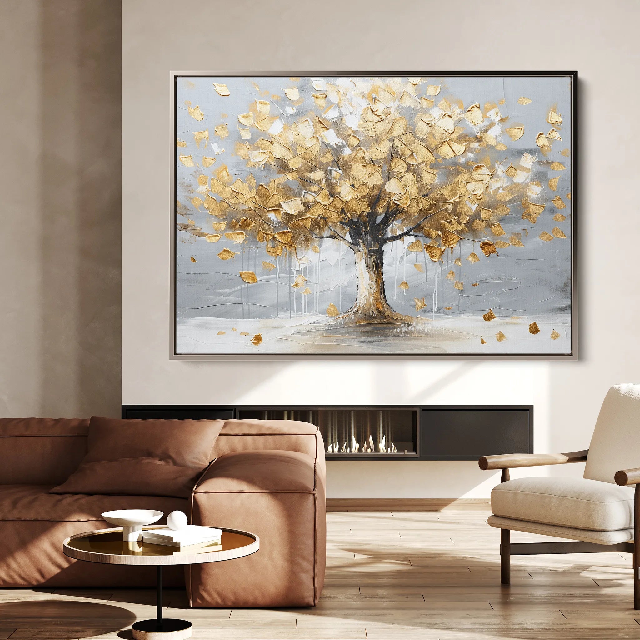 Floral 669 Canvas Art 18" x 24" / 45 x 60 cm / Black
