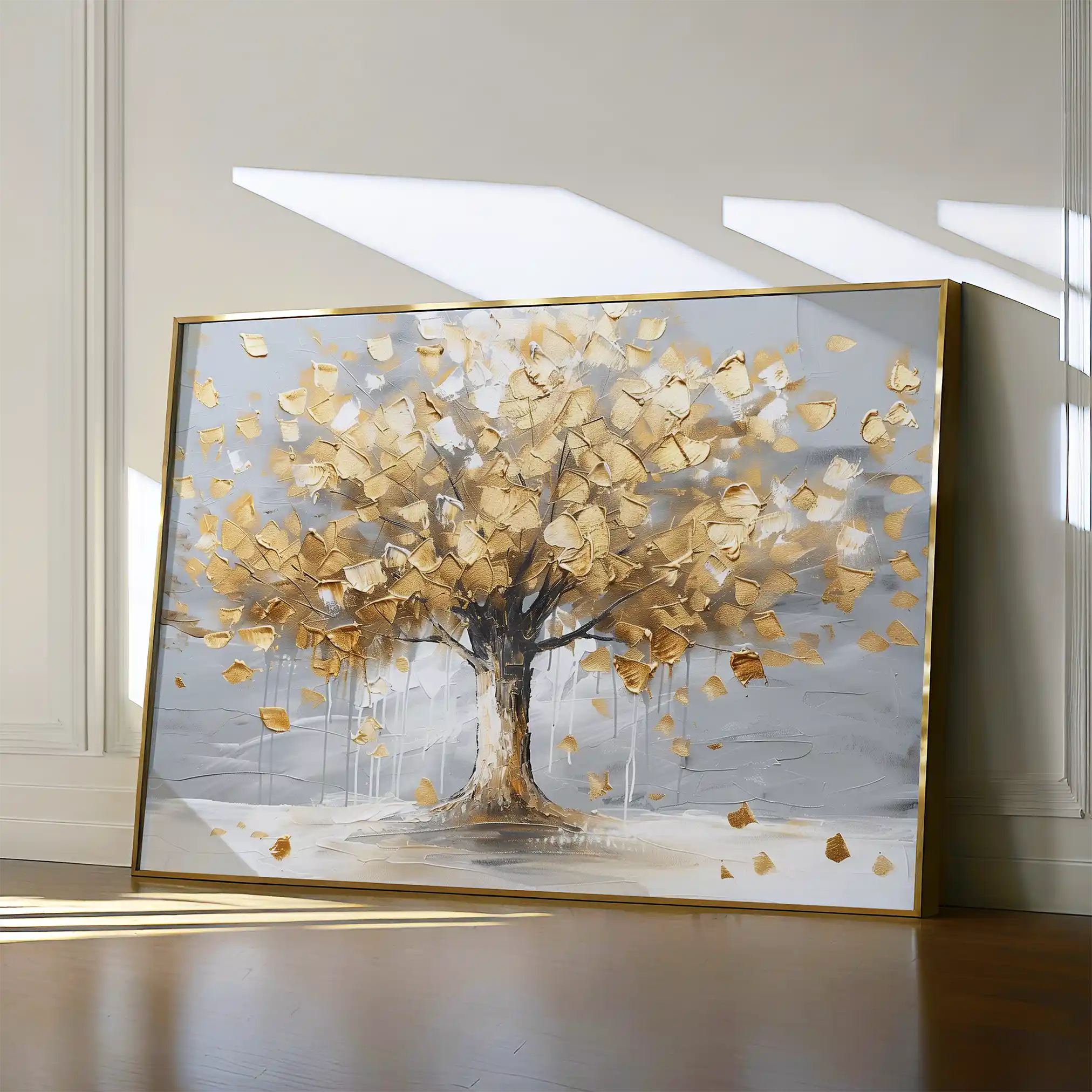 Floral 669 Canvas Art 60 x 40 cm / Black