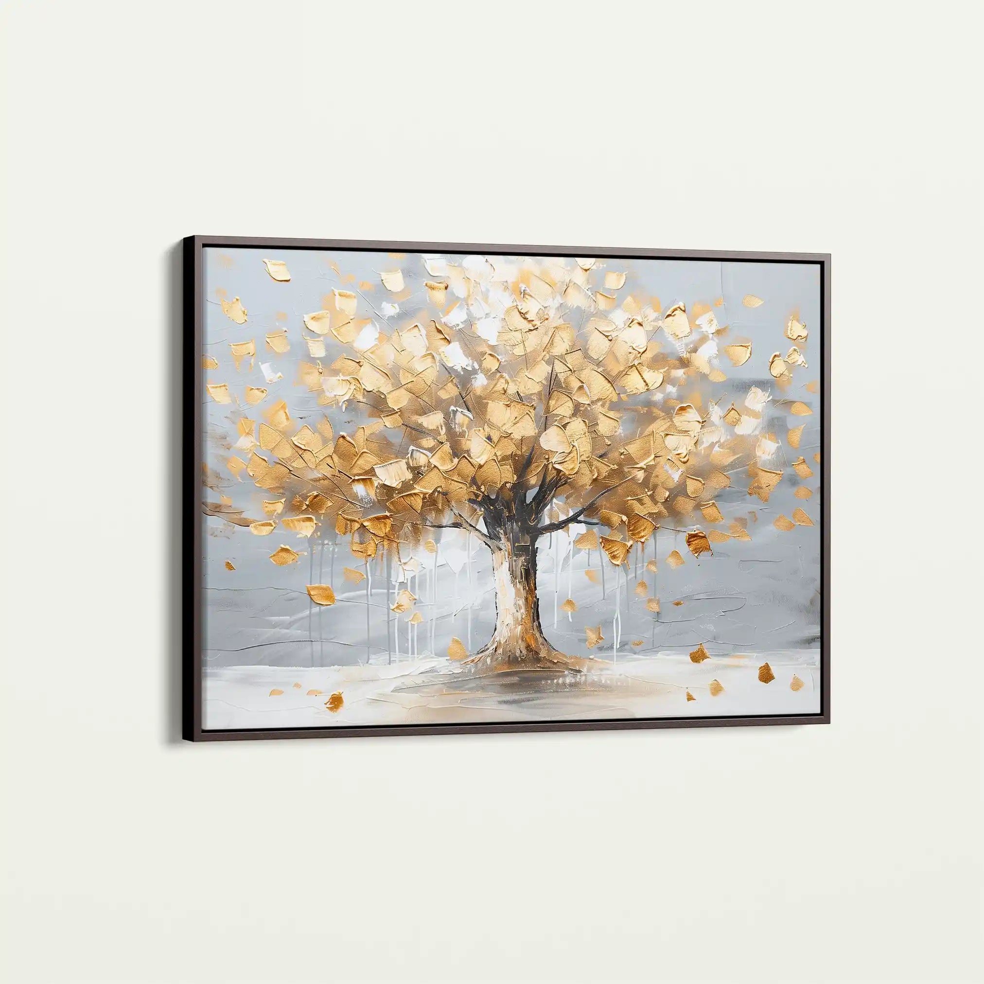 Floral 669 Canvas Art 60 x 40 cm / Black