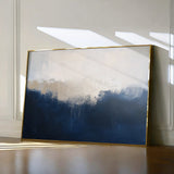 Abstract 670 Canvas Art 18" x 24" / 45 x 60 cm / Black