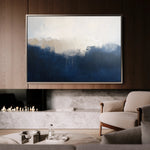 Abstract 670 Canvas Art 18" x 24" / 45 x 60 cm / Black