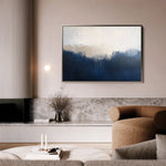 Abstract 670 Canvas Art 18" x 24" / 45 x 60 cm / Black