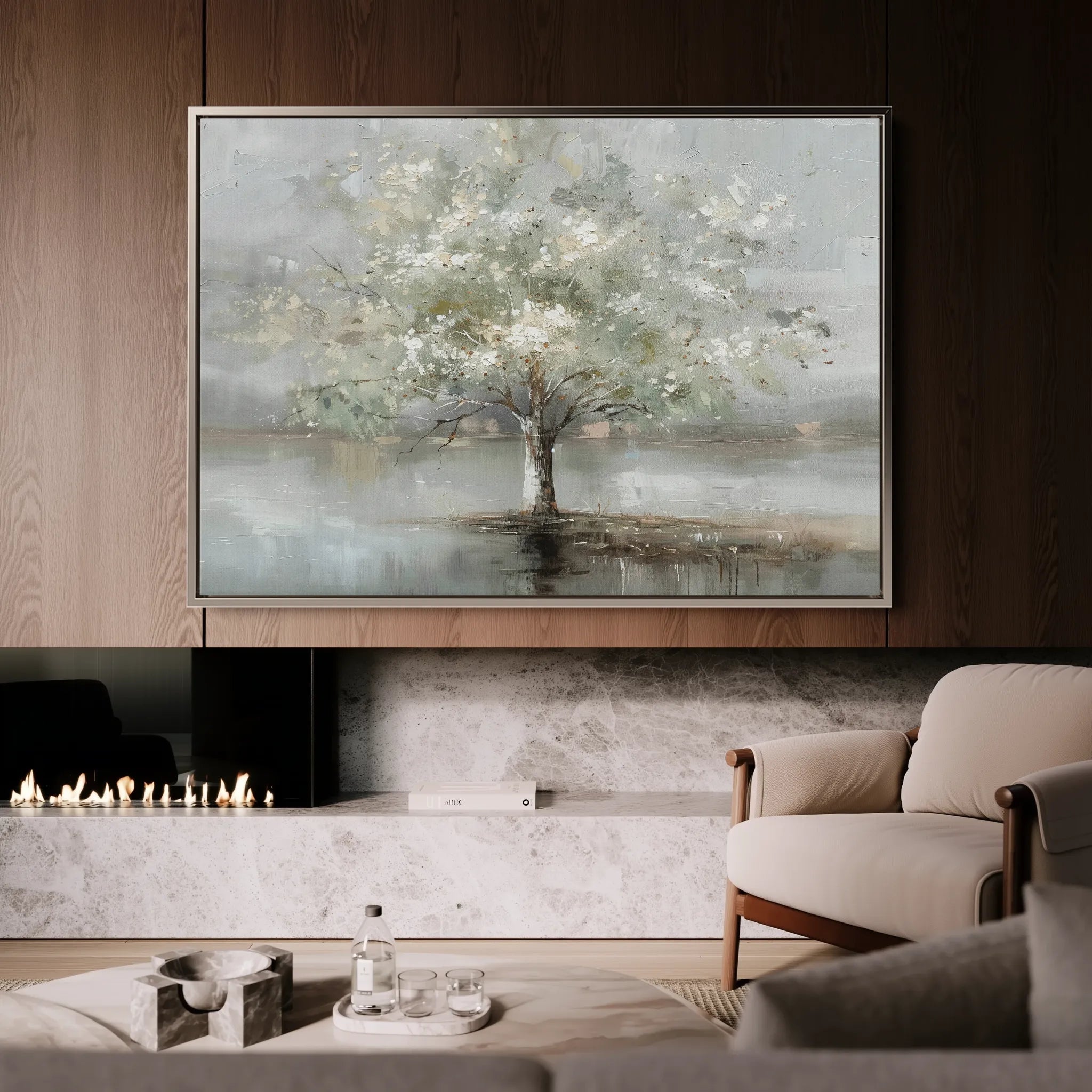Floral 670 Canvas Art 18" x 24" / 45 x 60 cm / Black