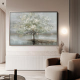 Floral 670 Canvas Art 18" x 24" / 45 x 60 cm / Black