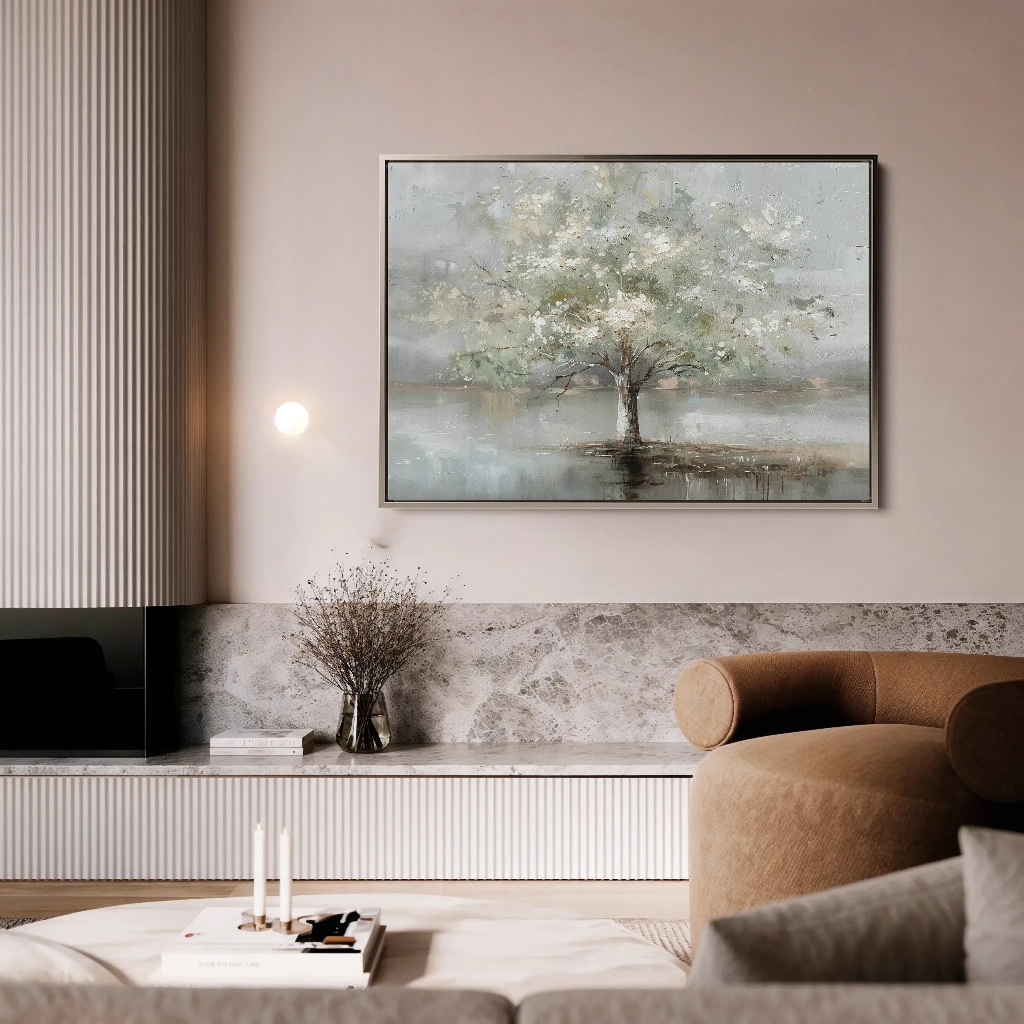 Floral 670 Canvas Art 18" x 24" / 45 x 60 cm / Black