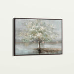Floral 670 Canvas Art 18" x 24" / 45 x 60 cm / Black