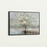 Floral 670 Canvas Art 18" x 24" / 45 x 60 cm / Black