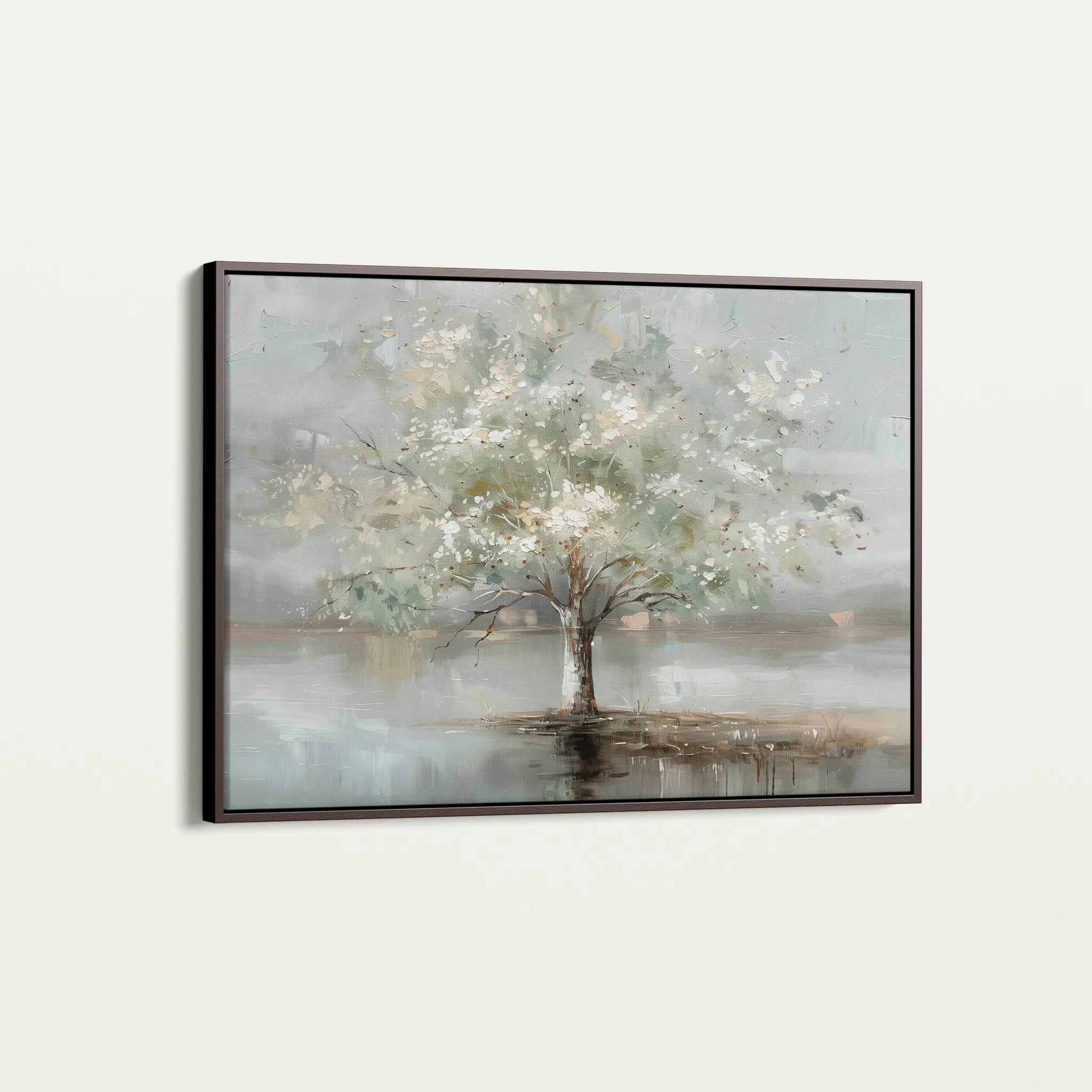 Floral 670 Canvas Art 18" x 24" / 45 x 60 cm / Black