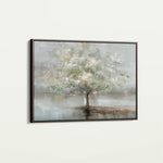 Floral 670 Canvas Art 60 x 40 cm / Black