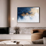 Abstract 671 Canvas Art 18" x 24" / 45 x 60 cm / Black