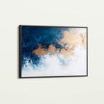 Abstract 671 Canvas Art 18" x 24" / 45 x 60 cm / Black