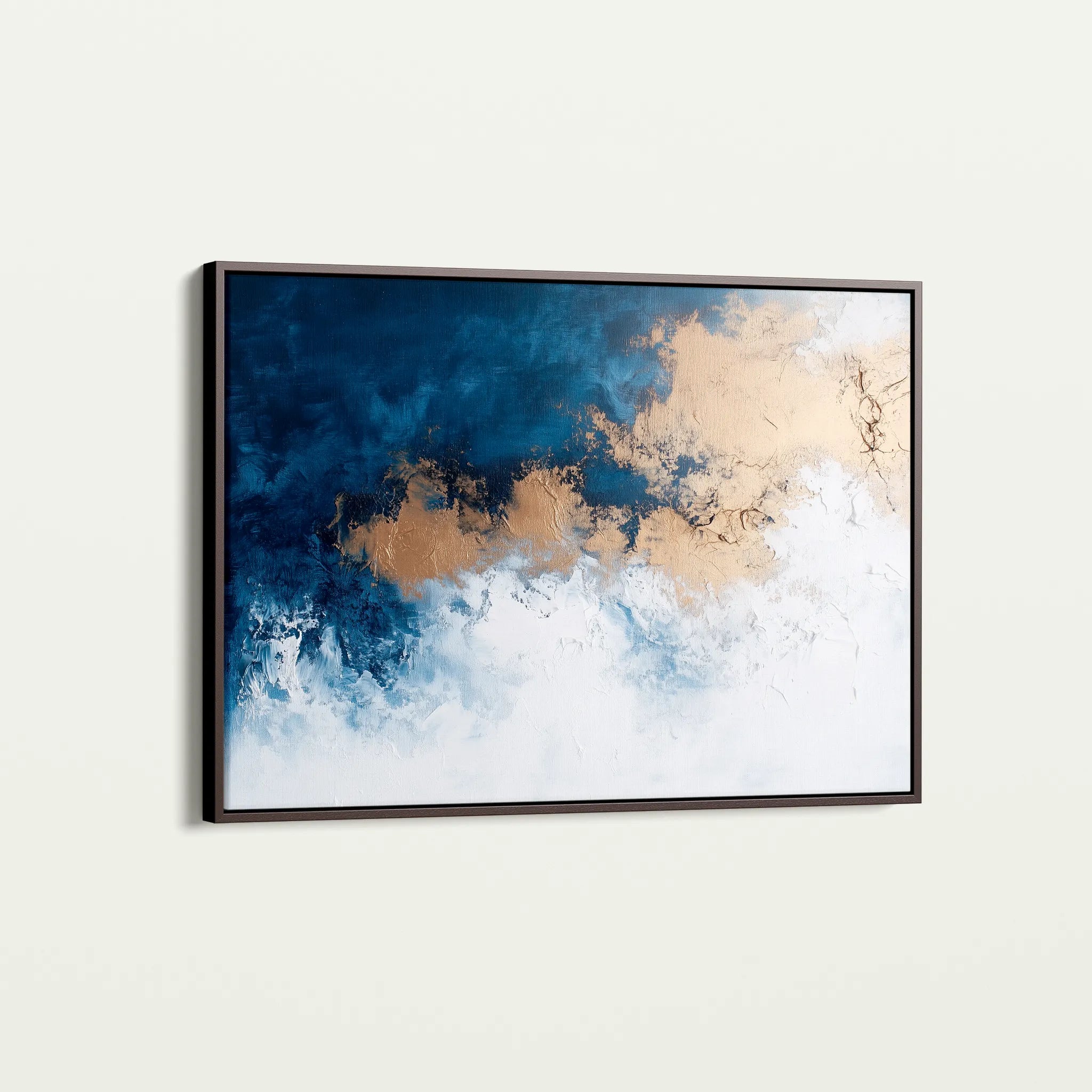 Abstract 671 Canvas Art 18" x 24" / 45 x 60 cm / Black
