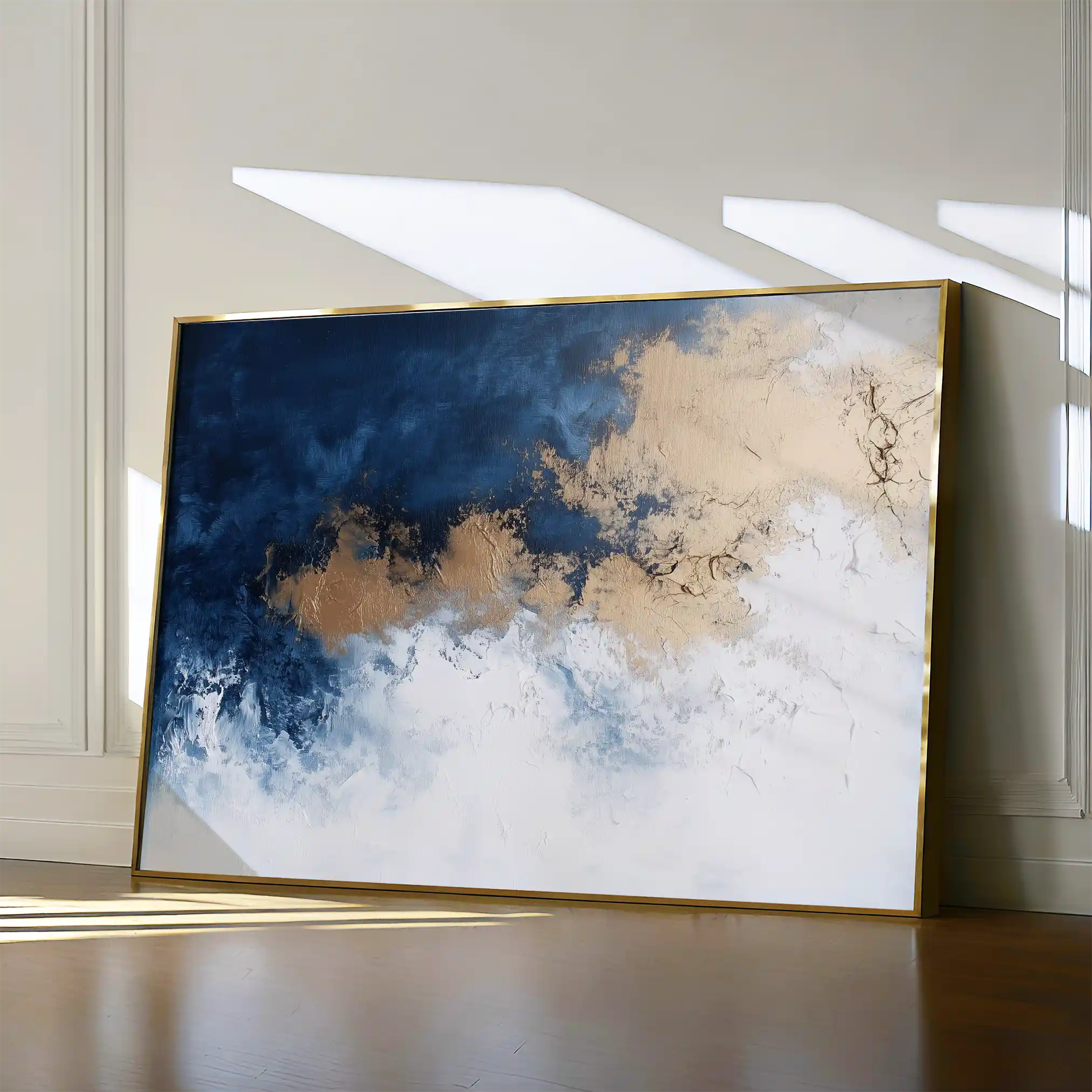 Abstract 671 Canvas Art 60 x 40 cm / Black