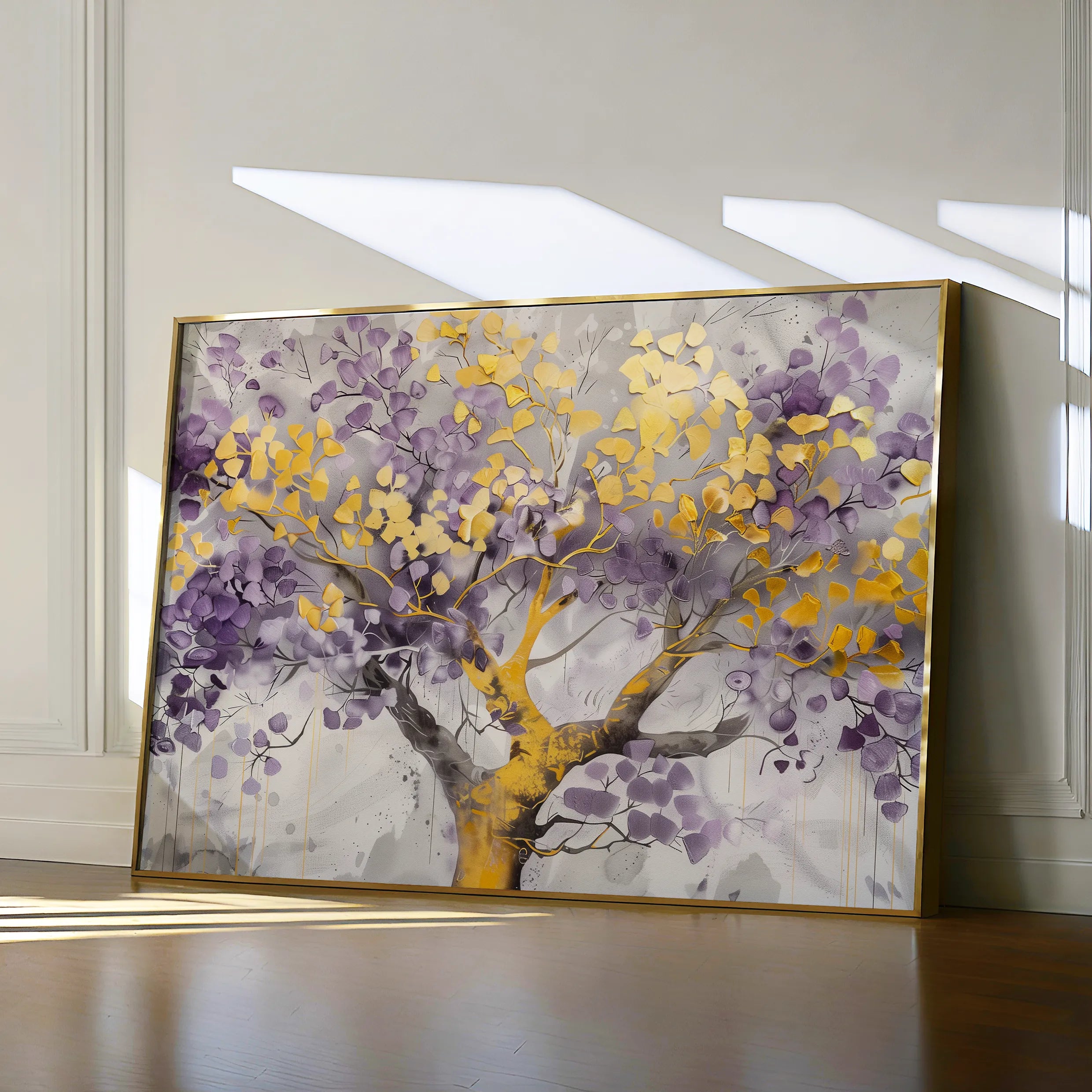 Floral 671 Canvas Art 18" x 24" / 45 x 60 cm / Black
