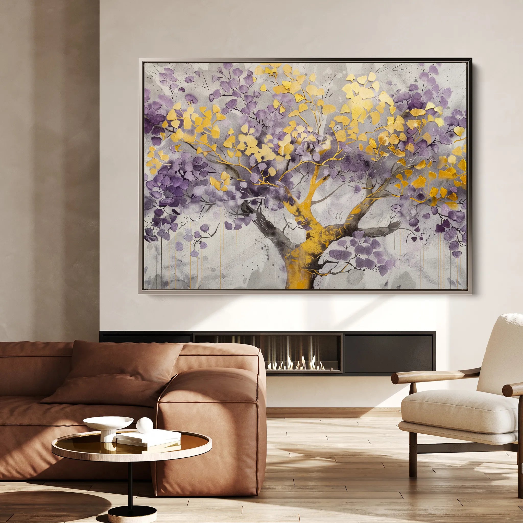 Floral 671 Canvas Art 18" x 24" / 45 x 60 cm / Black