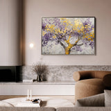 Floral 671 Canvas Art 18" x 24" / 45 x 60 cm / Black