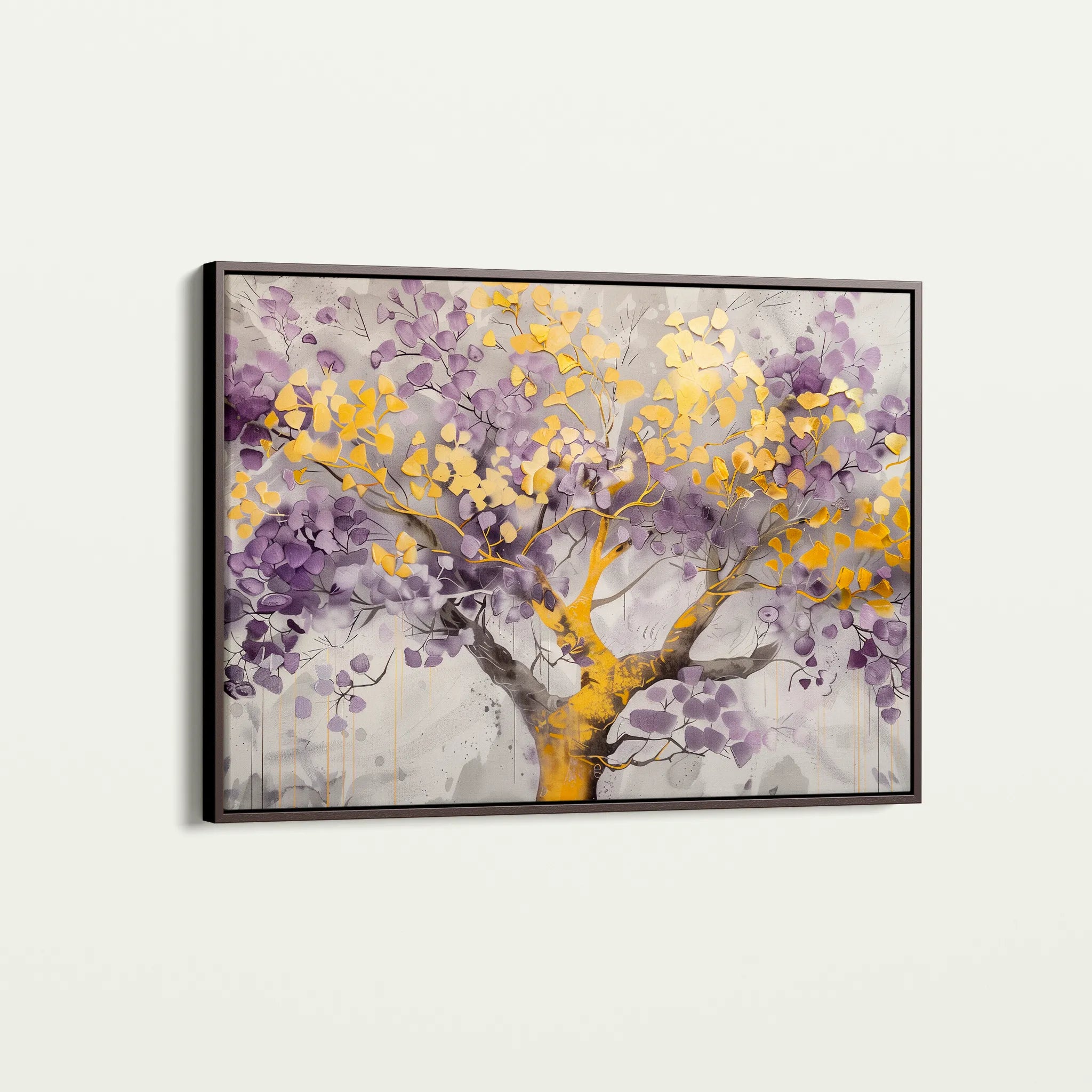 Floral 671 Canvas Art 18" x 24" / 45 x 60 cm / Black