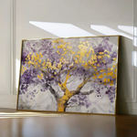 Floral 671 Canvas Art 60 x 40 cm / Black