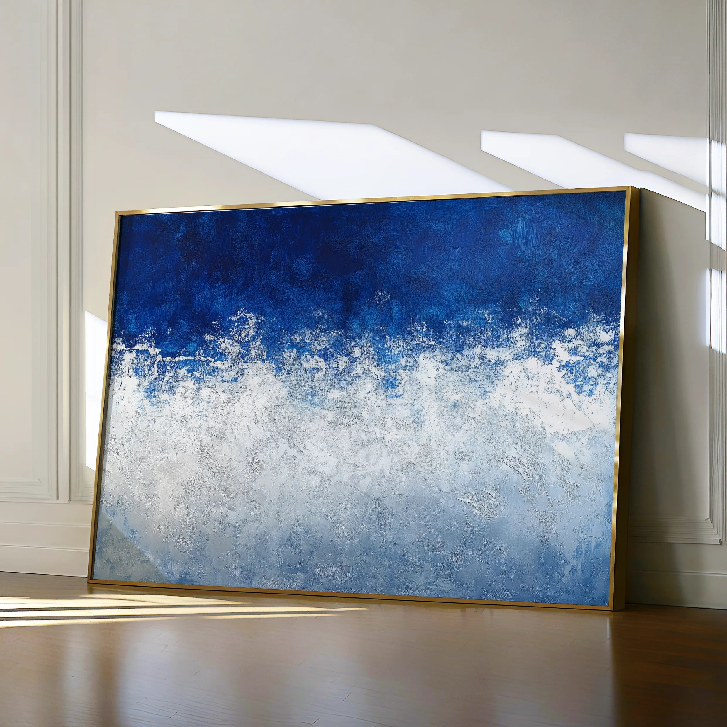 Abstract 672 Canvas Art 18" x 24" / 45 x 60 cm / Black