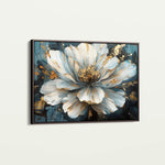 Floral 672 Canvas Art 18" x 24" / 45 x 60 cm / Black