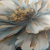 Floral 672 Canvas Art 18" x 24" / 45 x 60 cm / Black