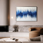Abstract 673 Canvas Art 18" x 24" / 45 x 60 cm / Black