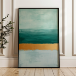 Abstract 674 Canvas Art 18" x 24" / 45 x 60 cm / Black