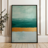 Abstract 674 Canvas Art 18" x 24" / 45 x 60 cm / Black