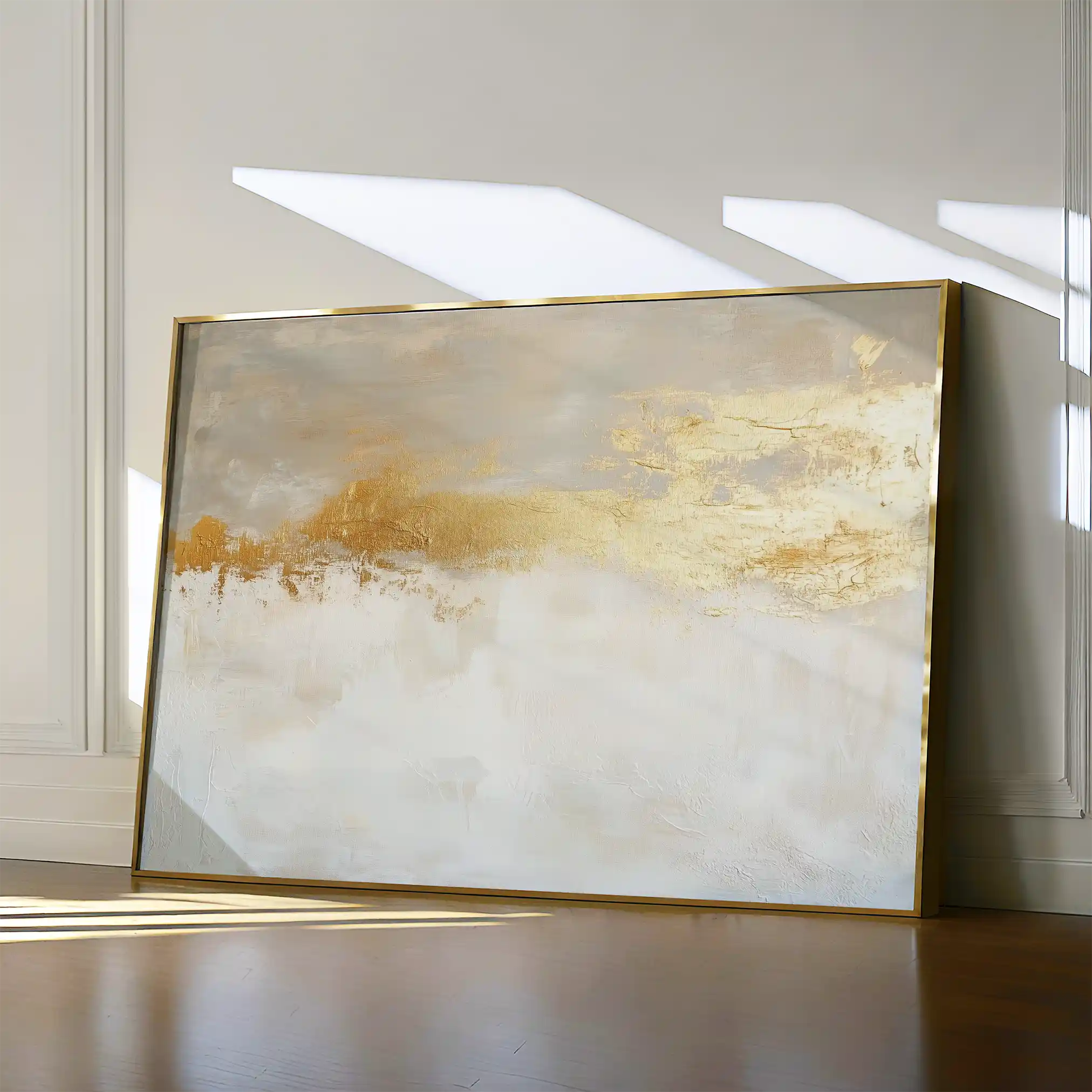 Abstract 676 Canvas Art 18" x 24" / 45 x 60 cm / Black