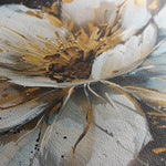 Floral 676 Canvas Art 18" x 24" / 45 x 60 cm / Black