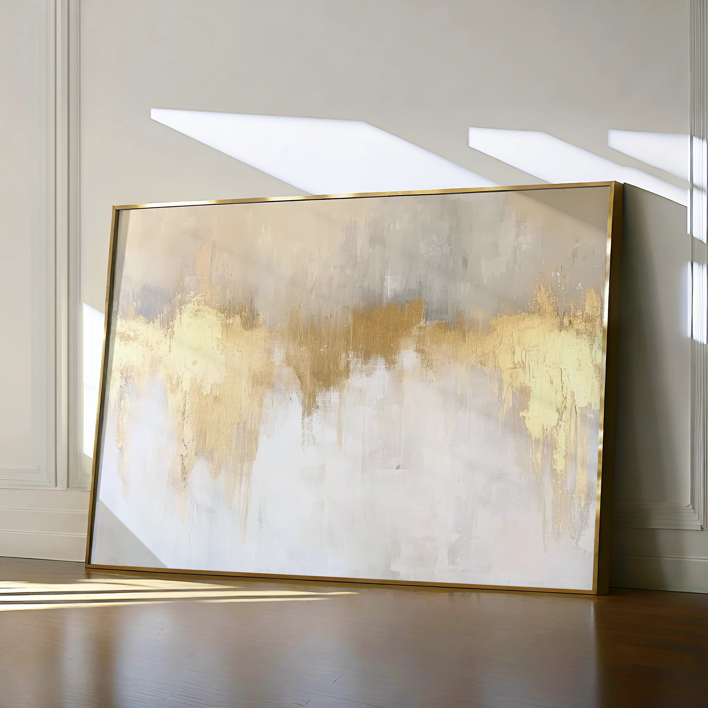 Abstract 677 Canvas Art 18" x 24" / 45 x 60 cm / Black