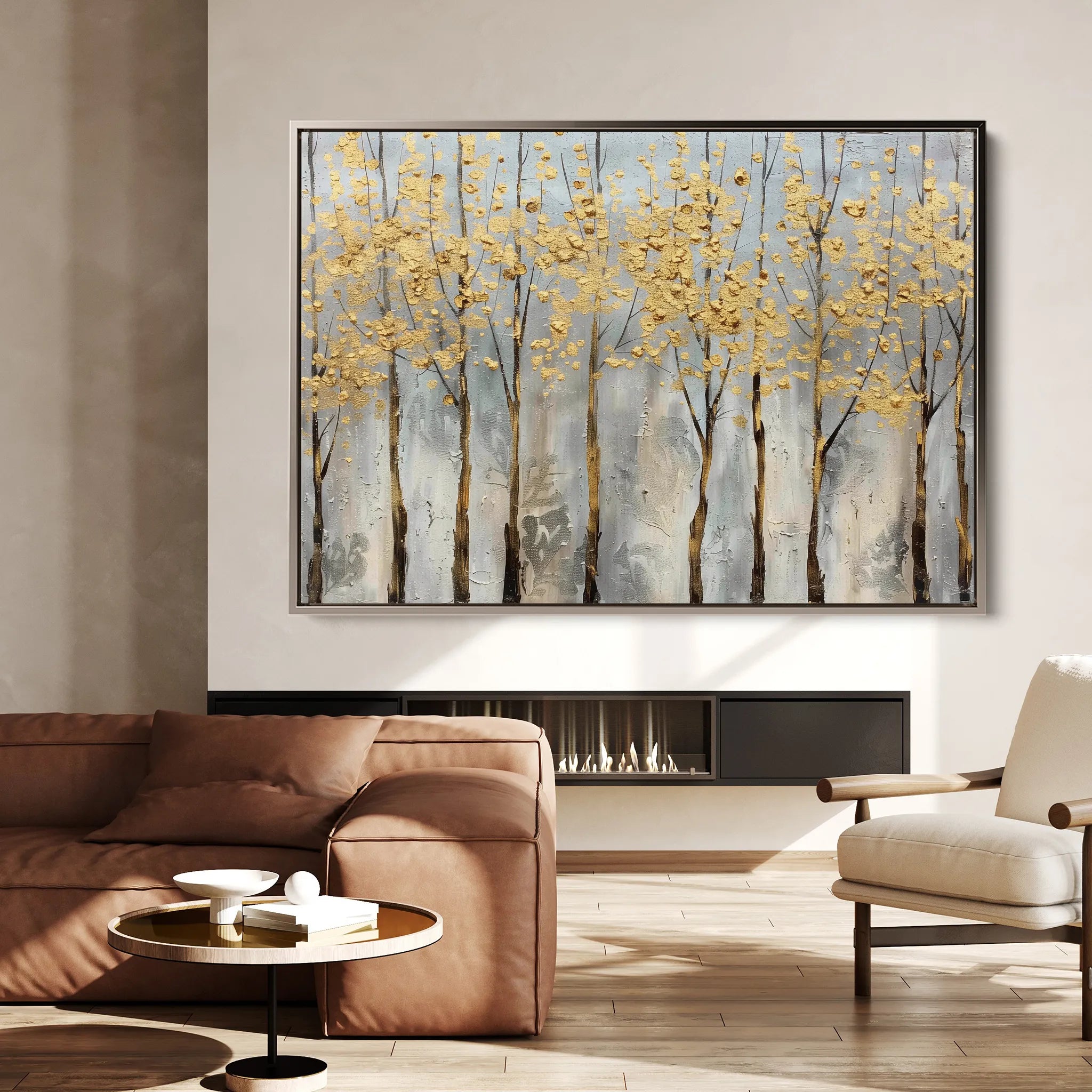Floral 677 Canvas Art 18" x 24" / 45 x 60 cm / Black