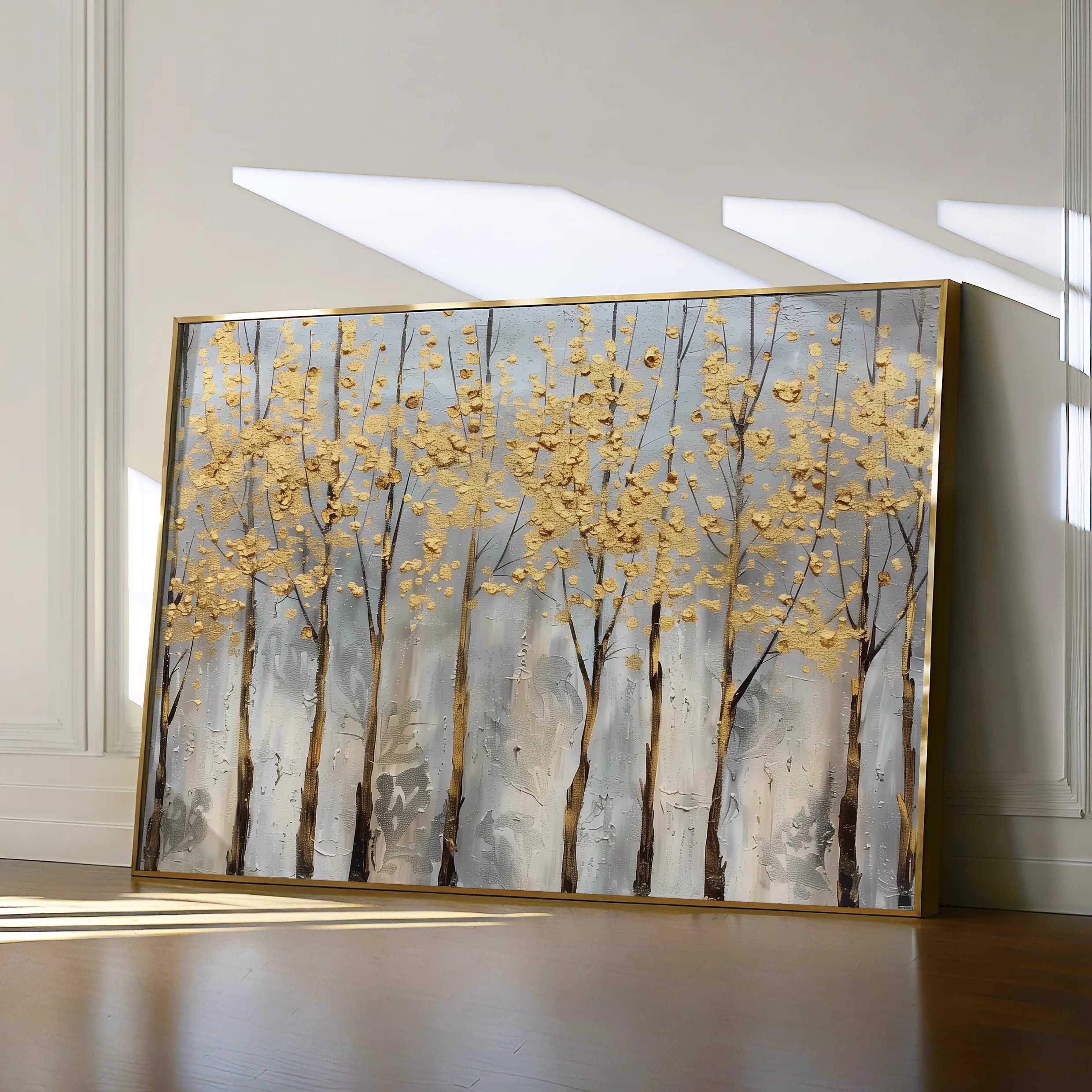 Floral 677 Canvas Art 18" x 24" / 45 x 60 cm / Black