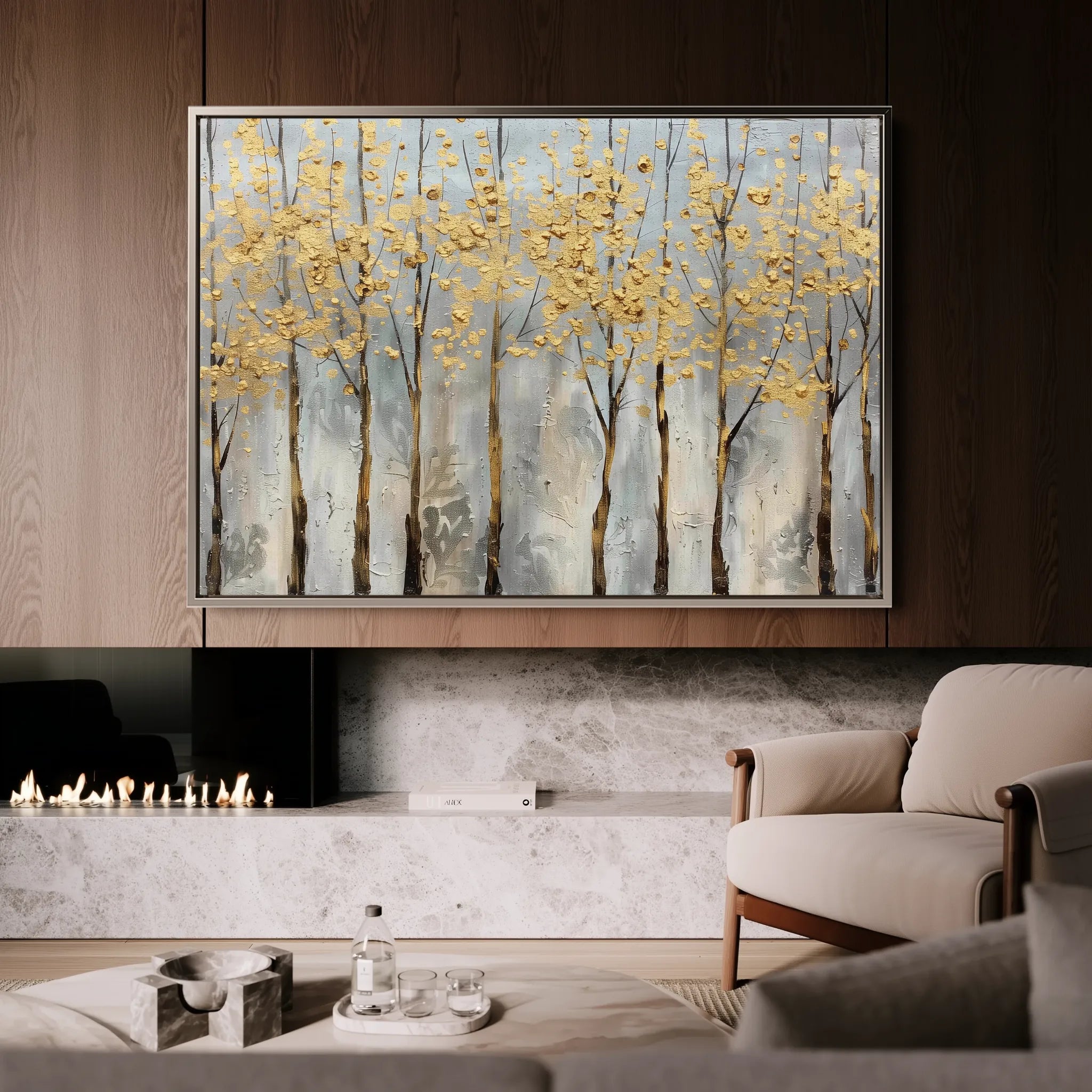 Floral 677 Canvas Art 18" x 24" / 45 x 60 cm / Black