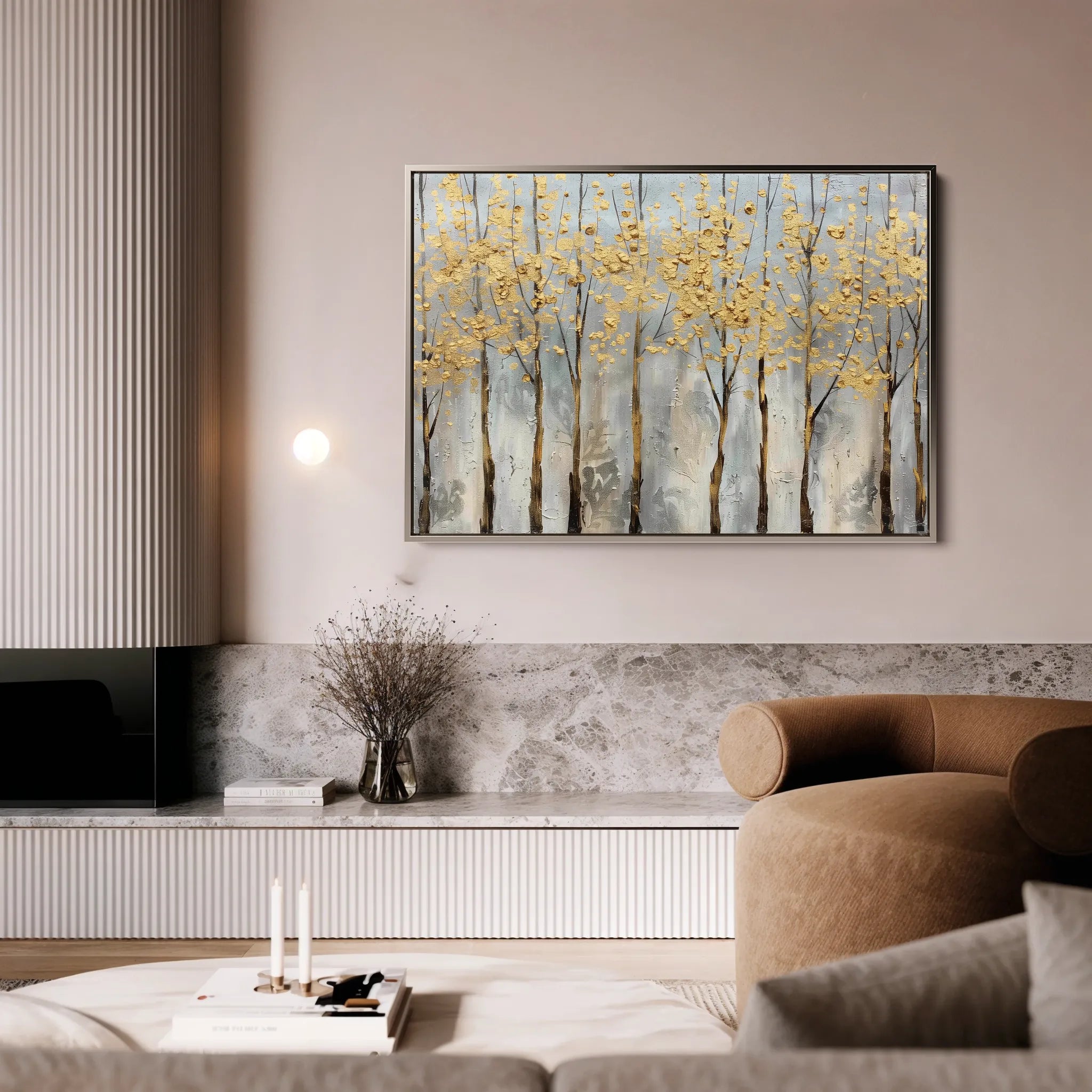 Floral 677 Canvas Art 18" x 24" / 45 x 60 cm / Black