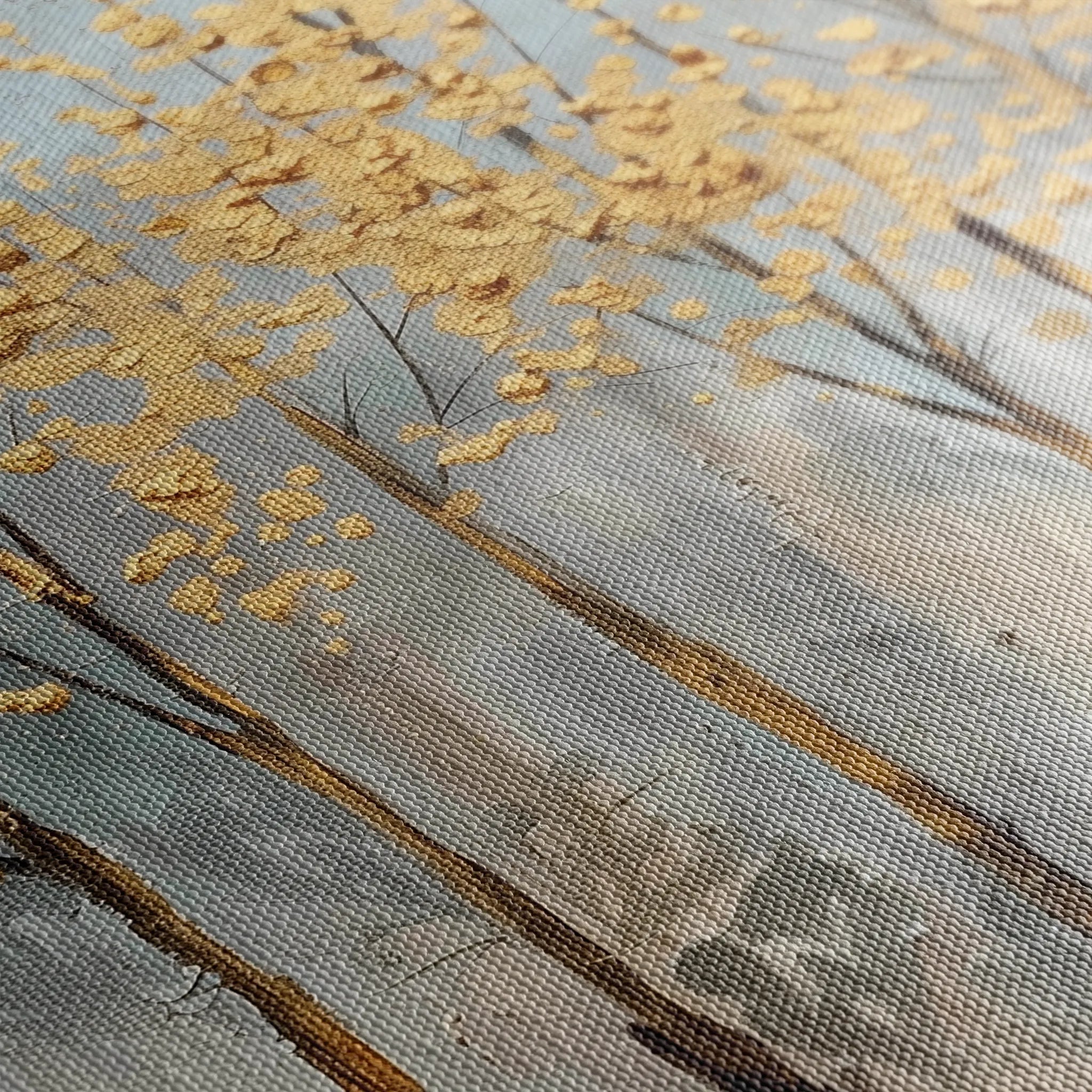 Floral 677 Canvas Art 18" x 24" / 45 x 60 cm / Black